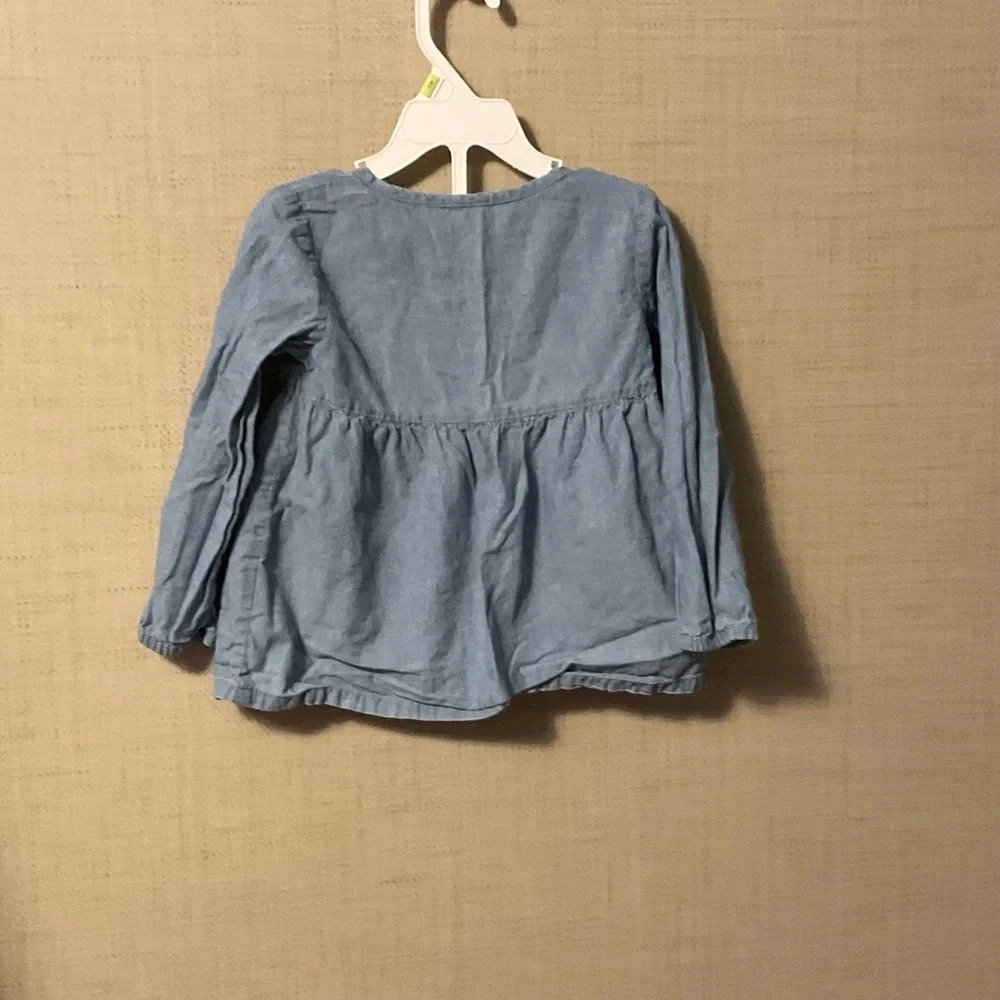Carter's Blue Long Sleeve Casual Dress